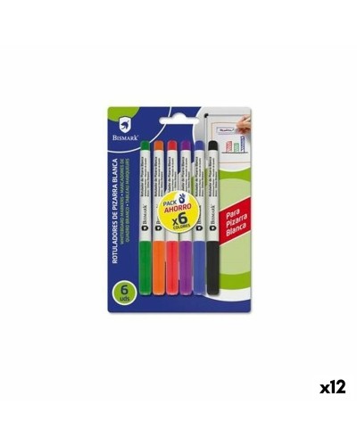 Set of Felt Tip Pens Bismark 6 Pieces (12 Units)