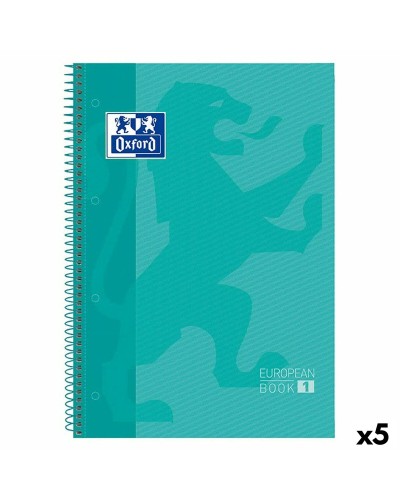 Cahier Oxford Classic A4 80 Volets (5 Unités)