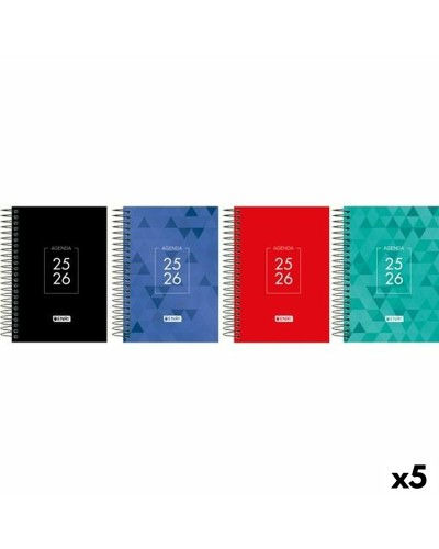 Diary ENRI IDENTITY 1/8 12 x 18 cm 2025-2026 (5 Units)
