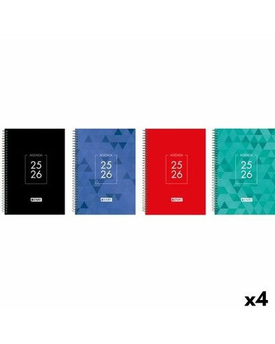 Dagbok ENRI IDENTITY 1/4 15 x 21 cm 2025-2026 (4 antal)