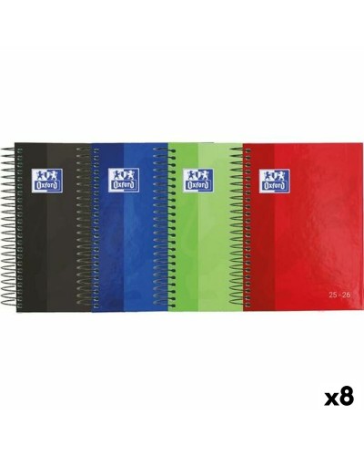 Dagbok Oxford SCHOOL 1/8 12 x 18 cm 2025-2026 (8 antal)
