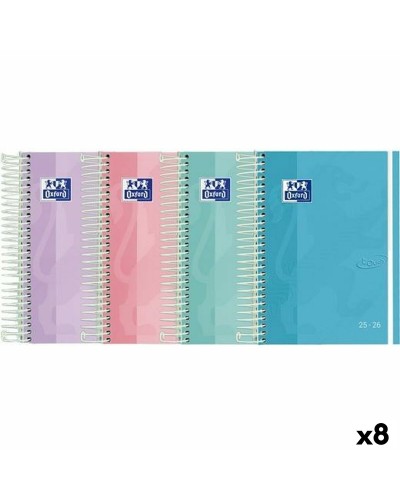 Agenda Oxford TOUCH 1/8 12 x 18 cm 2025-2026 (8 Stuks)