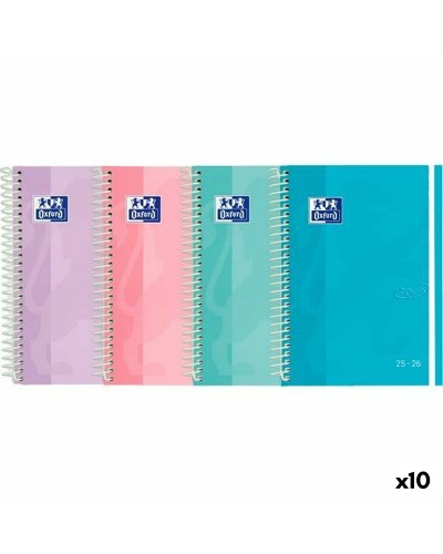 Agenda Oxford TOUCH 1/4 15 x 21 cm 2025-2026 (10 Stuks)