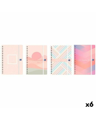 Dagbok Oxford OXF&ME 1/4 15 x 21 cm 2025-2026 (6 antal)