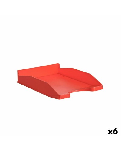 Filing Tray Archivo 2000 Red A4 Plastic (6 Units)