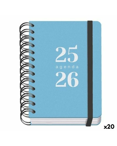 Tagesordnung DOHE GRAMMAR Blau A6 120 x 170 mm 2025-2026 (20 Stück)