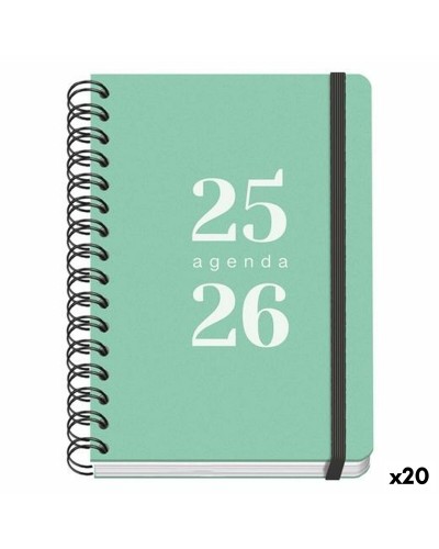 Diary DOHE GRAMMAR Green A5 150 x 210 mm 2025-2026 (20 Units)