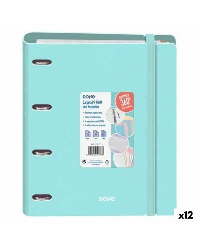 Reliure à anneaux DOHE A4 (12 Unités)