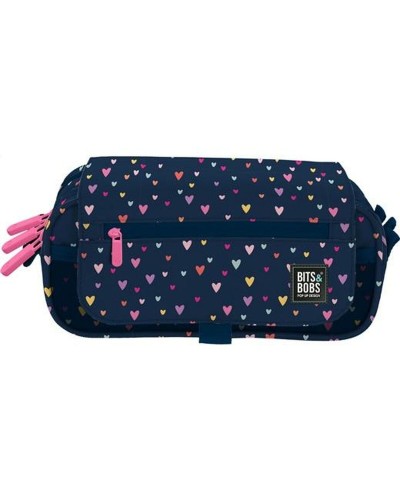 Portatodo Triple Bits&Bobs Hearts Multicolor 23 x 10 x 10 cm