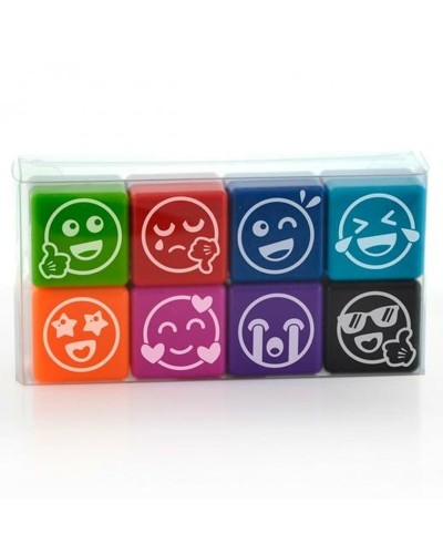 Timbres Office Box Vives Multicouleur 2,5 x 2,5 cm 8 Pièces