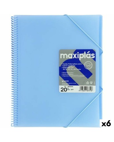 Classificatore Documenti Grafoplas Azzurro A4 (6 Unità)