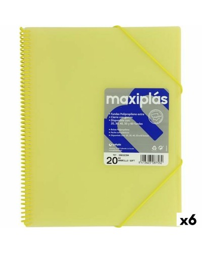 Classificatore Documenti Grafoplas Giallo A4 (6 Unità)