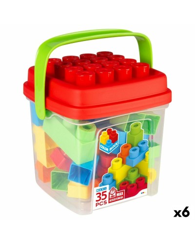 Juego de Construcción Color Block Basic Cubo 35 Piezas (6 Unidades)
