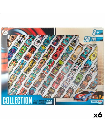 Jeu de Véhicules Speed & Go 7,5 x 2 x 3 cm (6 Unités)