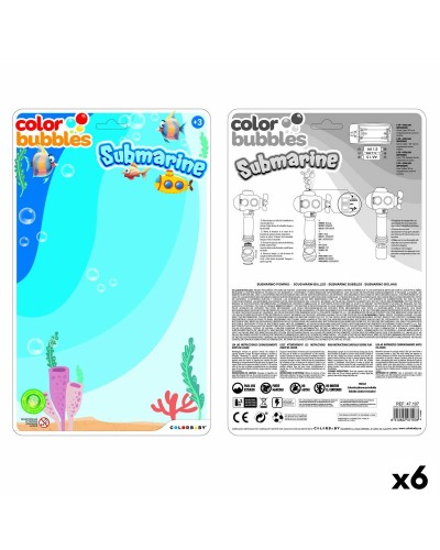 Bellenblaas Spel Colorbaby 14 x 28 x 7,5 cm (6 Stuks)