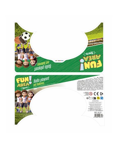 Juego de puntería Colorbaby 12 x 12 x 12 cm (6 Unidades)