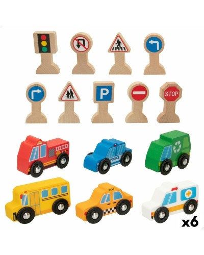Spielset Fahrzeuge Woomax 15 Stücke (6 Stück)