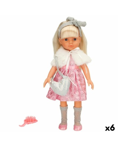 Bambola Colorbaby Isabella 32 cm Pettine 15 x 32 x 7 cm (6 Unità)