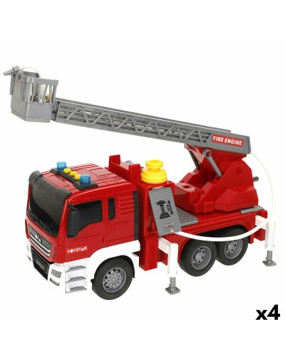 Camion de pompier son et lumière Speed & Go 34 x 25 x 12 cm (4 Unités)