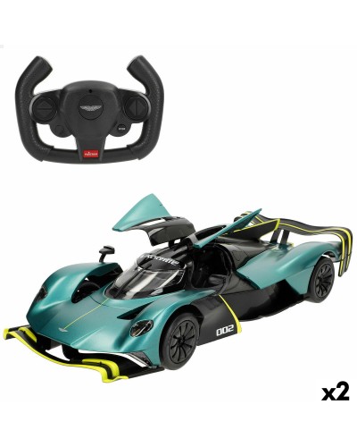 Politiewagen op Afstandsbediening Aston Martin 1:14 36 x 8 x 14 cm (2 Stuks)