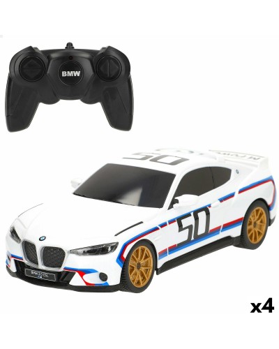 Coche Radio Control BMW Azul Rojo 1:24 20 x 6 x 7,5 cm (4 Unidades)