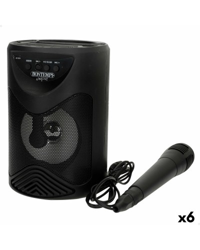 Speaker with Karaoke Microphone Bontempi 6 Units