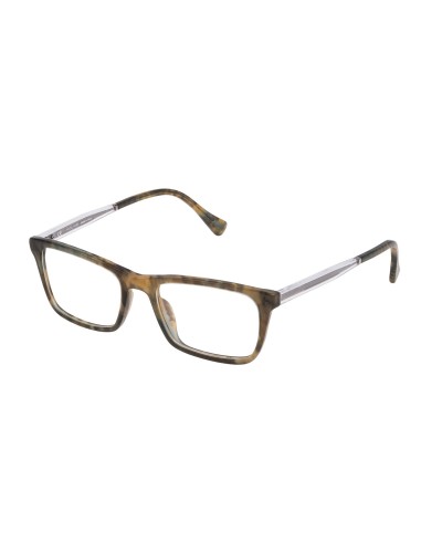 Police VPL262 : Lunettes de Vue Homme Vert 54mm - Monture Originale
