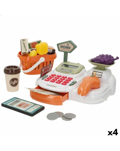 Toy Cash Register 23 x 14 x 17 cm 4 Units