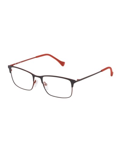 Police VPL289 : Lunettes Homme Grises, Monture 52mm - Design Moderne
