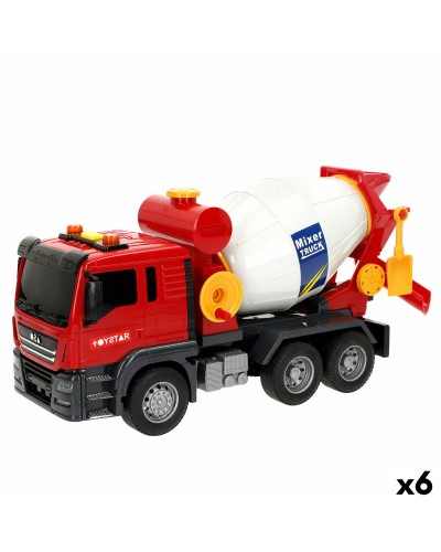 Concrete Mixer Lorry Speed & Go 26 x 14 x 9 cm (6 Units)