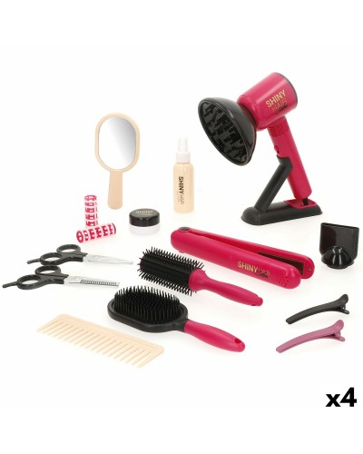 Kit de Coiffeur pour Enfant 12 x 25 x 11 cm 17 Pièces (4 Unités)