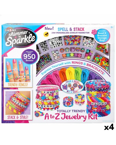 Sieradenkit Cra-Z-Art 0,1 x 0,1 x 0,1 cm (4 Stuks)