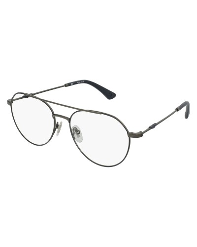 Police VPLB50: Men's Eyeglasses Grey, Caliber 54 - Elegant Frame
