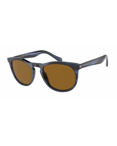 Armani AR8149 Gafas de Sol Hombre - Montura Negra, Lentes Azules ø 54mm

