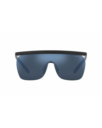 Armani AR8169: Occhiali da Sole Uomo, Montatura Blu, Lenti Grigie
