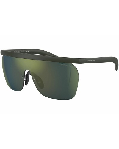 Armani AR8169 Lunettes de soleil Homme - Monture Noire, Verres Verts
