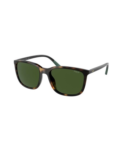 Ralph Lauren PH4185U: Men's Sunglasses Black, Green Lenses 56mm
