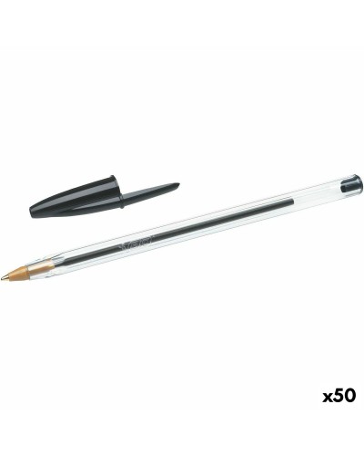 Bolígrafo Bic Cristal Negro Original (50 Unidades)