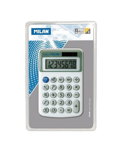 Calcolatrice Milan 40918BL Bianco