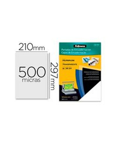 Bindande omslag Fellowes 54772 Svart A4 (100 antal)