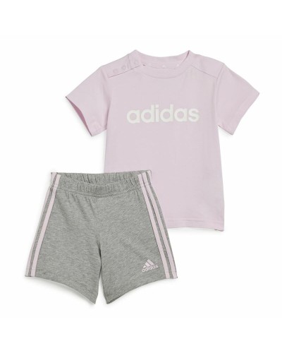 Sports Outfit for Baby Adidas I Lin Co Set Grey Pink