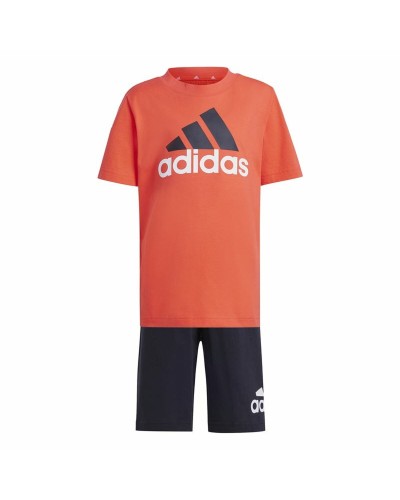 Sportset für Kinder Adidas Essentials Schwarz Orange