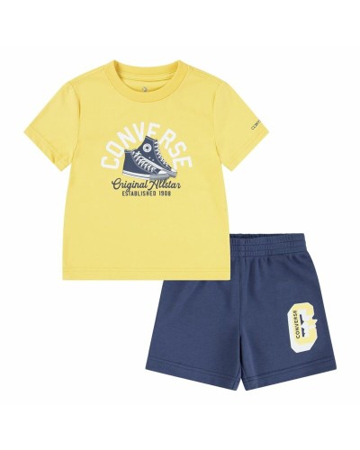 Ensemble de Sport pour Enfants Converse Cnvb Retro Remix Doré