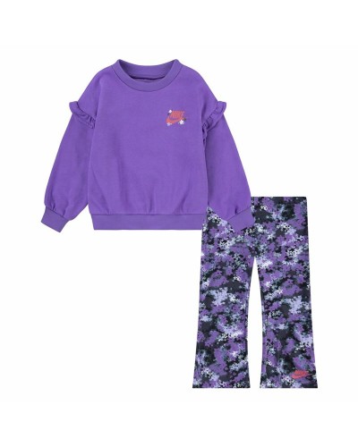 Completo Sportivo per Bambini Nike Fresh Cut Dolman Ruffle Azzurro