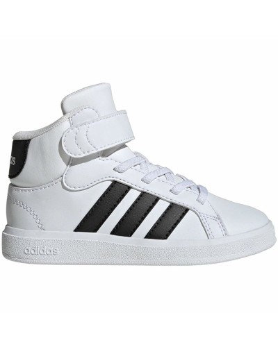 Scarpe Sportive per Bambini Adidas Grand Court Mid Bianco
