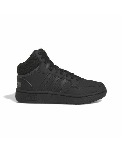 Zapatillas Deportivas Infantiles Adidas Hoops 3.0 Mid Negro