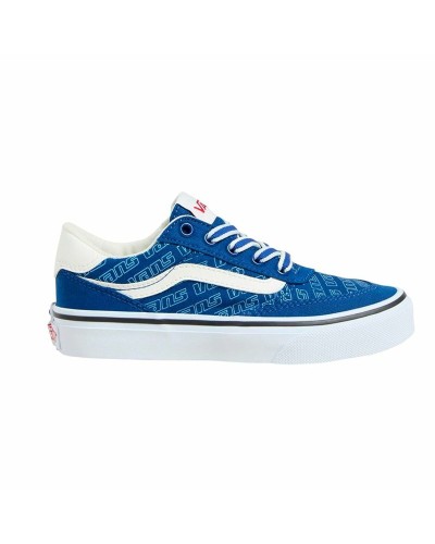 Chaussures de Sport pour Enfants Vans Brooklyn Ls Rtlg Bleu