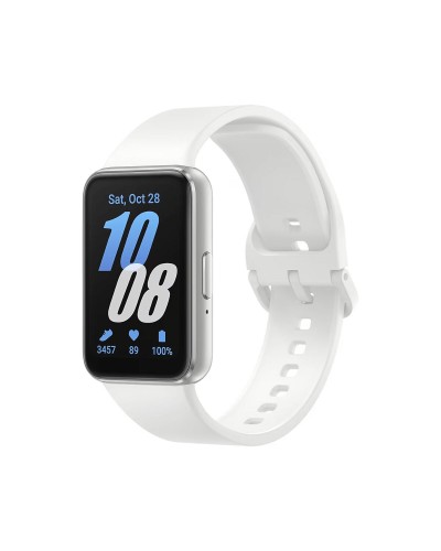Smartwatch Samsung Galaxy Fit3 Blanco Plateado 1,6" 40 mm