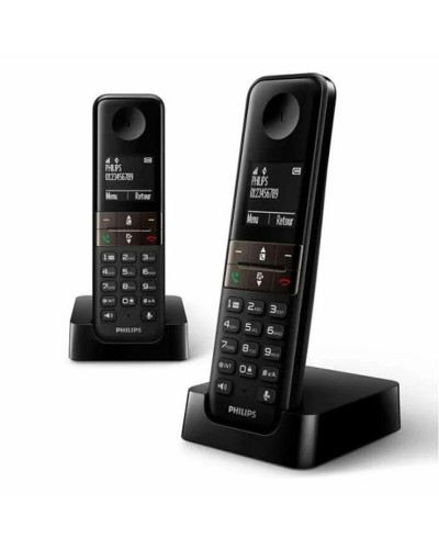 Teléfono Inalámbrico Philips D4702B/34 Duo 1,8" DECT (2 pcs)