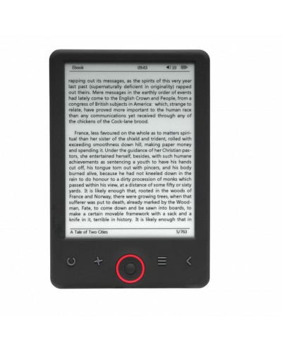 E-boek Denver Electronics 635L 4GB Zwart 6"